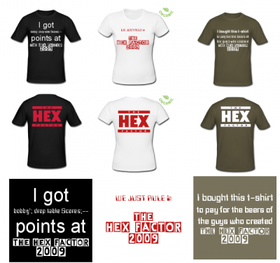 T-Shirt Shop The Hex Factor 2011